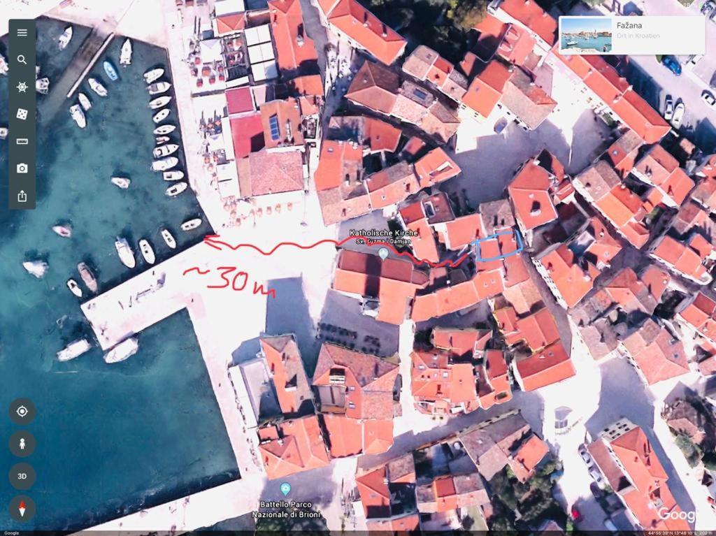 Istrian Stone House In The Heart Of The Beautiful Fishing Village Fazana - Only Few Steps From The Sea And The Wonderful Beach - Incl Plasma-Quad-Plus-Filter Against C O V I D Luaran gambar